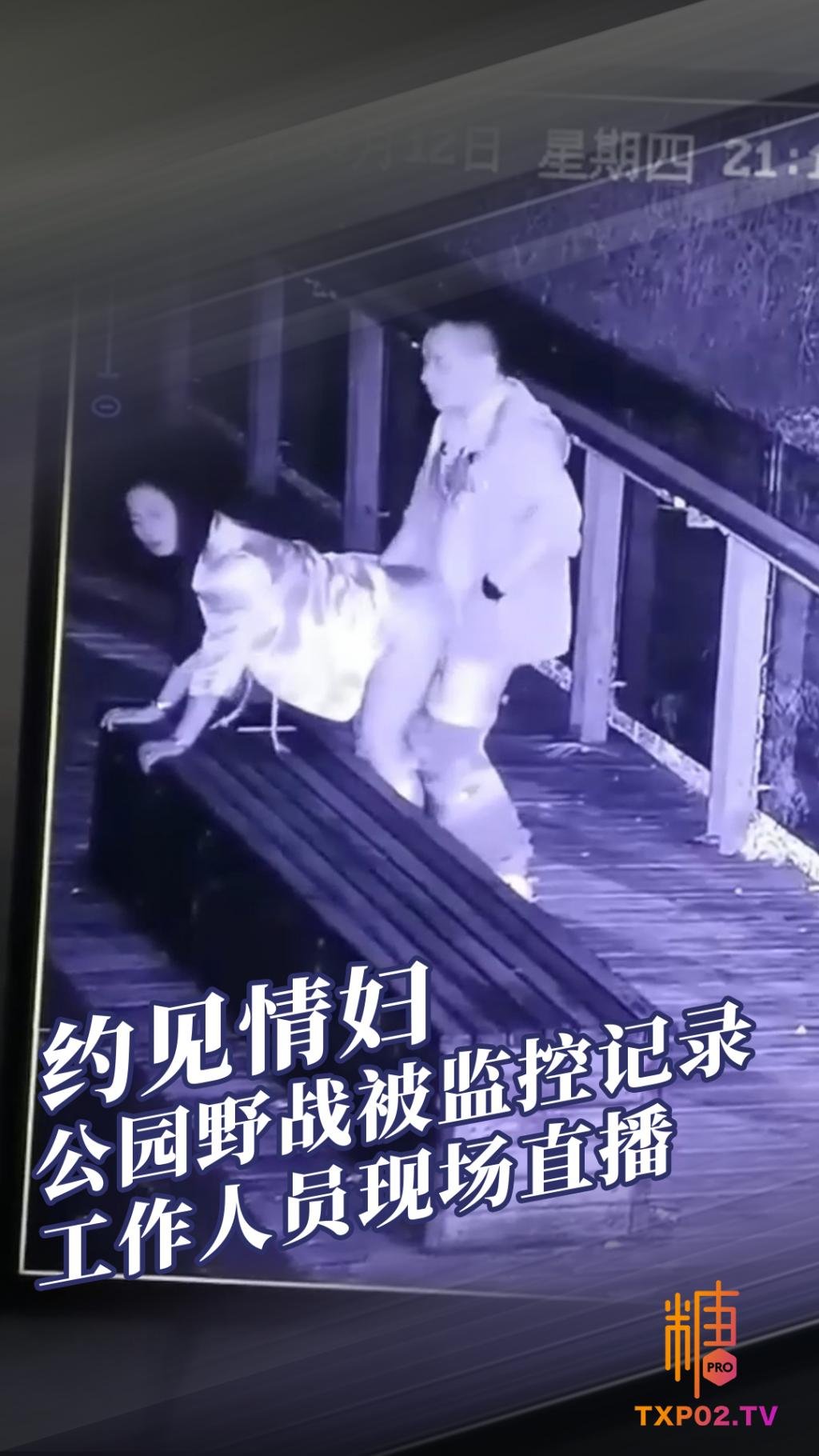虞山公園事件後又一大哥約情婦公園打炮-被監控記錄流出